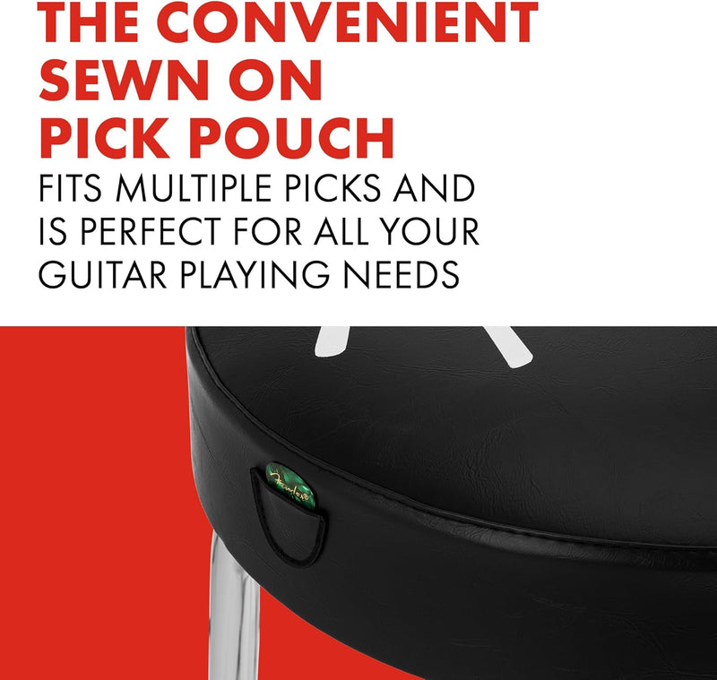 Spaghetti Logo Pick Pouch Barstool 24 Inch