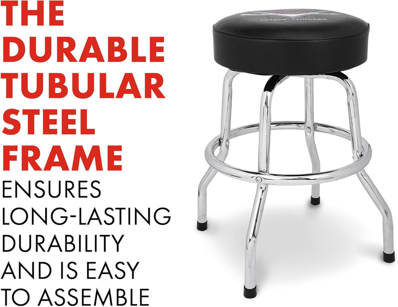 Spaghetti Logo Pick Pouch Barstool 24 Inch