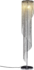 Sparkling Elegant Raindrop Crystal Floor Lamp