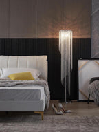 Sparkling Elegant Raindrop Crystal Floor Lamp