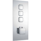 Spello Thermostatic 3 Outlet Concealed Shower Valve Chrome