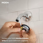 Spello Thermostatic Concealed 2 Outlet Shower System Chrome