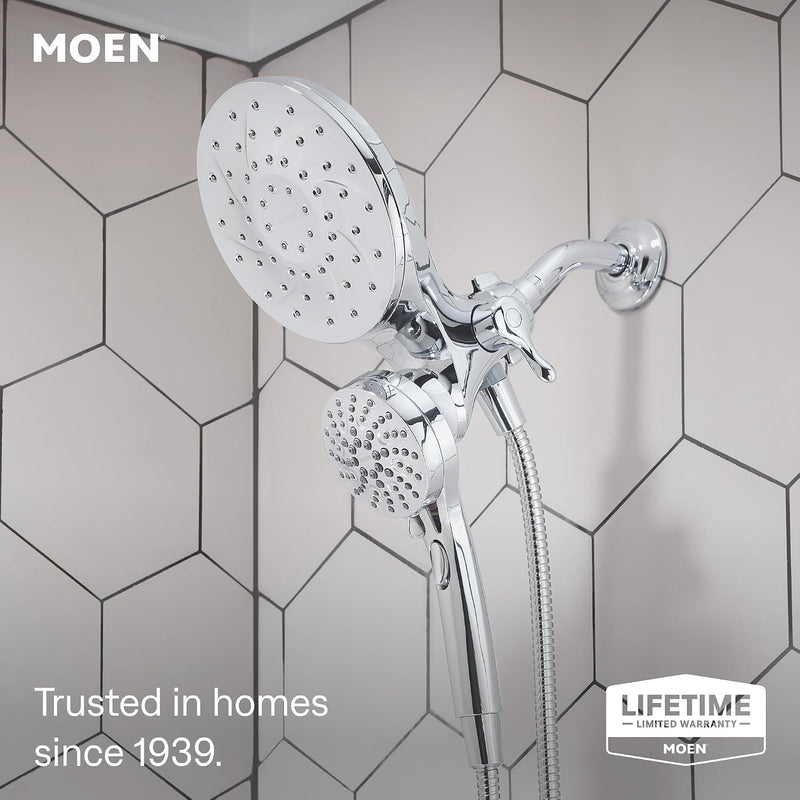 Spello Thermostatic Concealed 2 Outlet Shower System Chrome