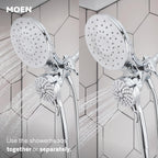 Spello Thermostatic Concealed 2 Outlet Shower System Chrome