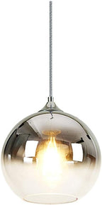 Spherical Gradient Color Glass Pendant Light Modern Globe