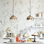 Spherical Gradient Color Glass Pendant Light Modern Globe