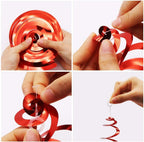 Spiral Streamers 48pcs Swirl Ceiling Decorations 6 Color
