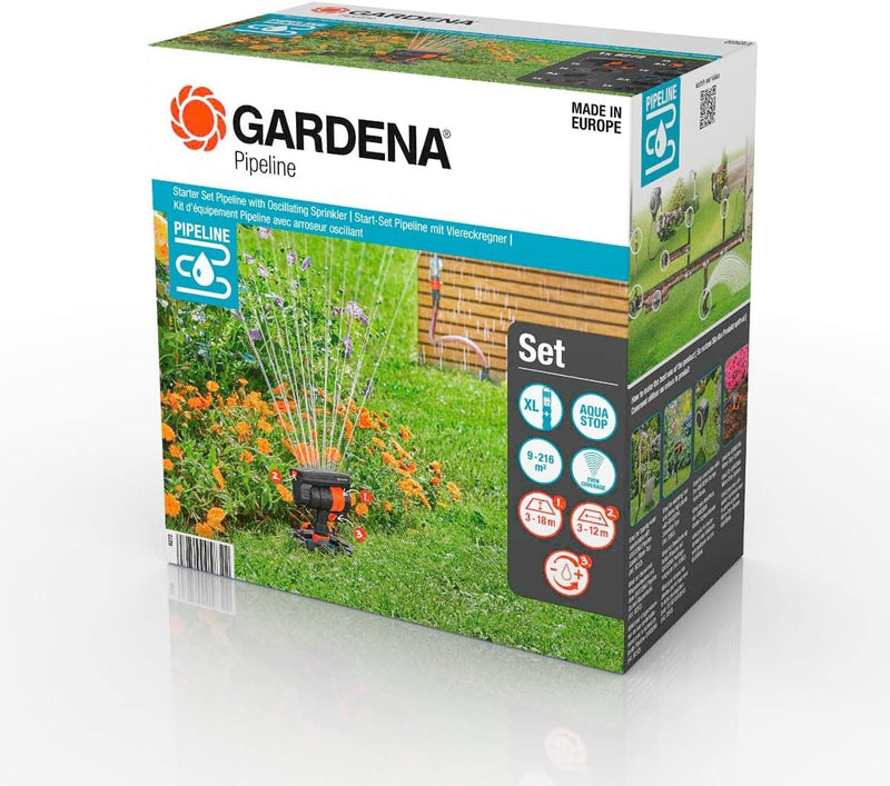 Sprinkler System Starter Set Pipeline with Oscillating