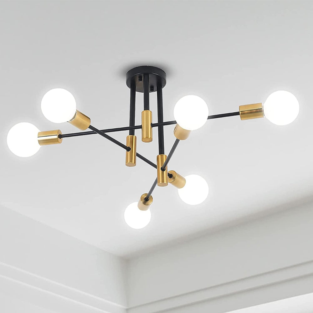 Sputnik Ceiling Light Chandelier Mid Century Modern Nordic