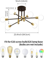 Sputnik Ceiling Light Chandelier Mid Century Modern Nordic