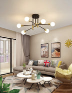 Sputnik Ceiling Light Chandelier Mid Century Modern Nordic