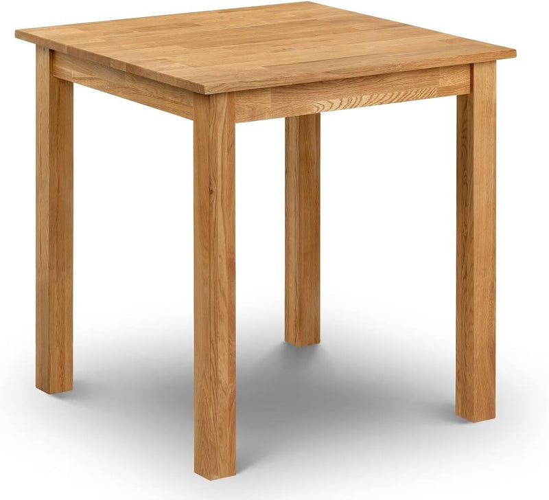Square Dining Table for 4 Solid Oak H75