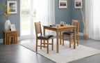 Square Dining Table for 4 Solid Oak H75
