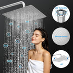 Square Rainfall Shower System Thermostatic Bar Mixer