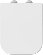 Square Toilet Seat Features Soft-Close Loo with One-Button