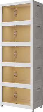 Stackable Plastic Storage Boxes with Lids Box