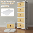 Stackable Plastic Storage Boxes with Lids Box