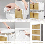 Stackable Plastic Storage Boxes with Lids Box