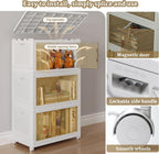 Stackable Plastic Storage Boxes with Lids Box