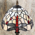 Stained Style Table Lamp Vintage Handcraft Glass Lampshade