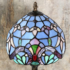 Stained Style Table Lamp Vintage Handcraft Glass Lampshade