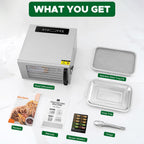 Stainless Steel Food Dehydrator 6 Tray Fruit Dryer