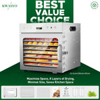 Stainless Steel Food Dehydrator 8 Tray Fruit Dryer
