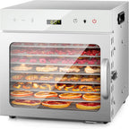 Stainless Steel Food Dehydrator 8 Tray Fruit Dryer