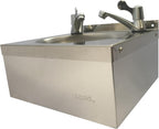 Stainless Steel Hand Wash Basin Sink Lever Taps