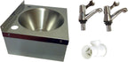 Stainless Steel Hand Wash Basin Sink Lever Taps