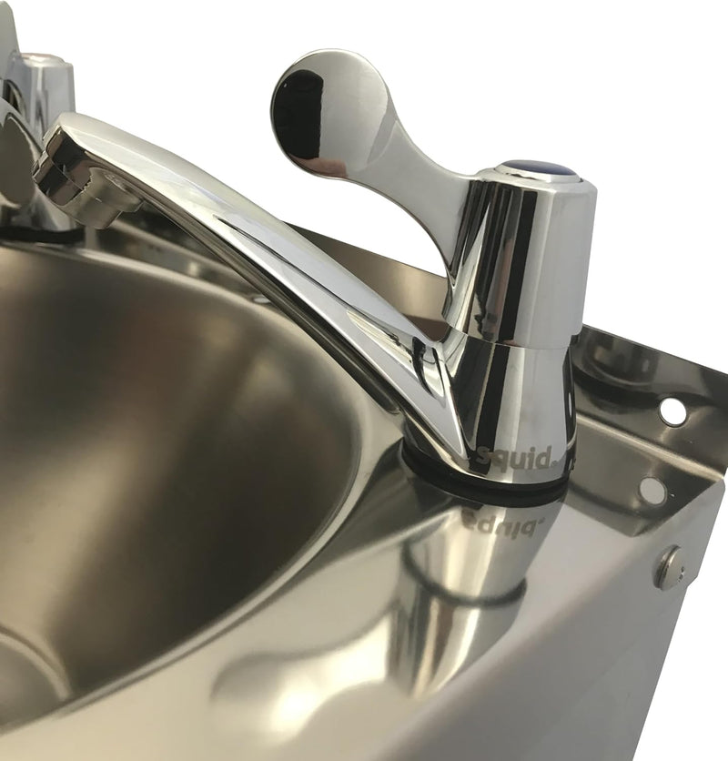 Stainless Steel Hand Wash Basin Sink Lever Taps