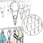 Stainless Steel Laundry Drying Rack Rotary Wind-Proof Clothes (2 Pack)