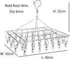 Stainless Steel Laundry Drying Rack Rotary Wind-Proof Clothes (2 Pack)