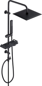 Stainless Steel Shower Column Without Mixer Adjustable Wall