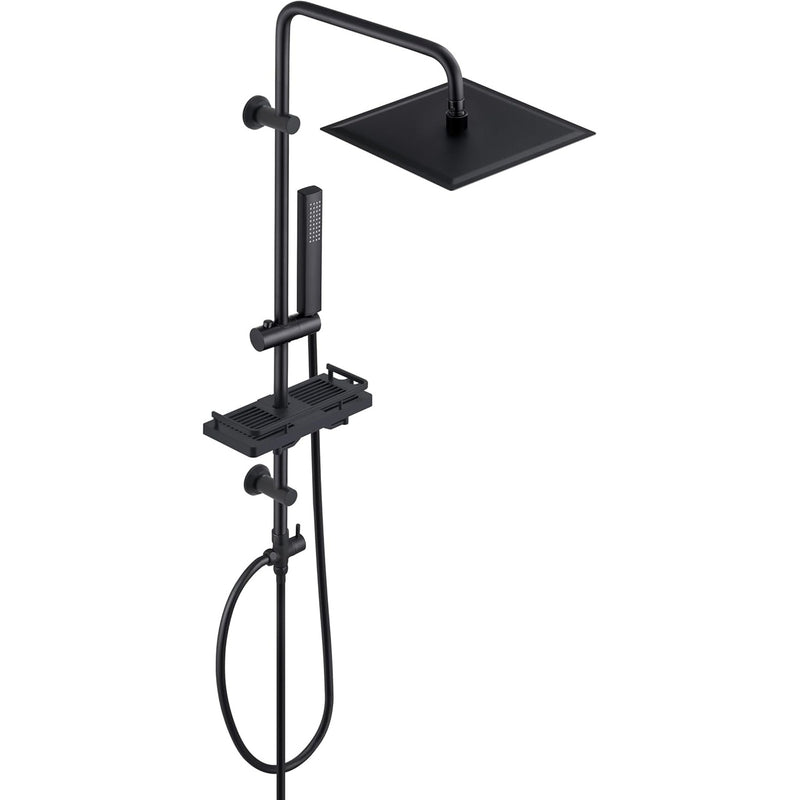 Stainless Steel Shower Column Without Mixer Adjustable Wall