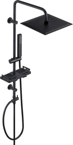 Stainless Steel Shower Column Without Mixer Adjustable Wall
