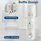 Stainless Steel Shower Niche Wall Insert Recessed Double