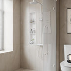 Stainless Steel Shower Niche Wall Insert Recessed Double