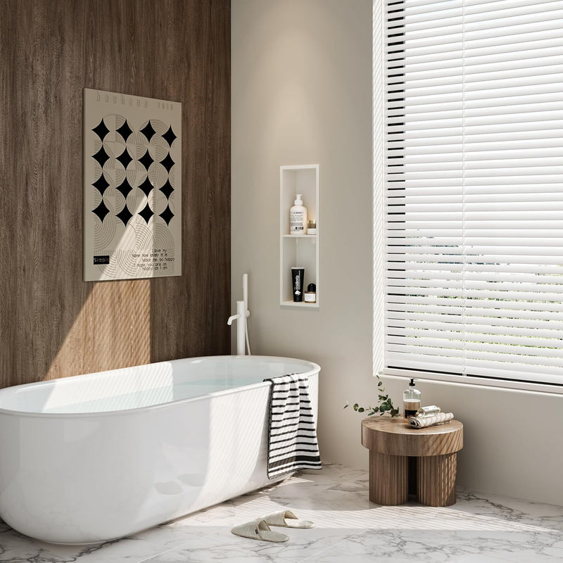 Stainless Steel Shower Niche Wall Insert Recessed Double