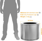 Stainless Steel Smokeless Fire Pit