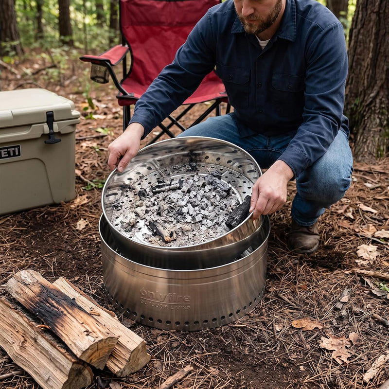 Stainless Steel Smokeless Fire Pit