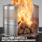 Stainless Steel Smokeless Fire Pit