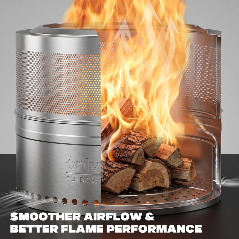 Stainless Steel Smokeless Fire Pit