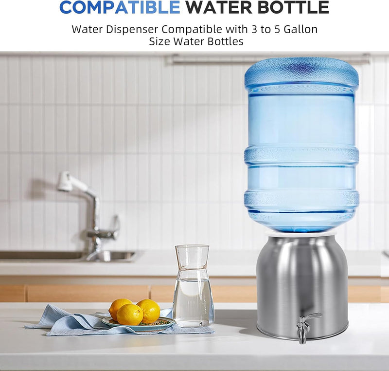 Stainless Steel Water Dispenser 2.5gal 8L Drink