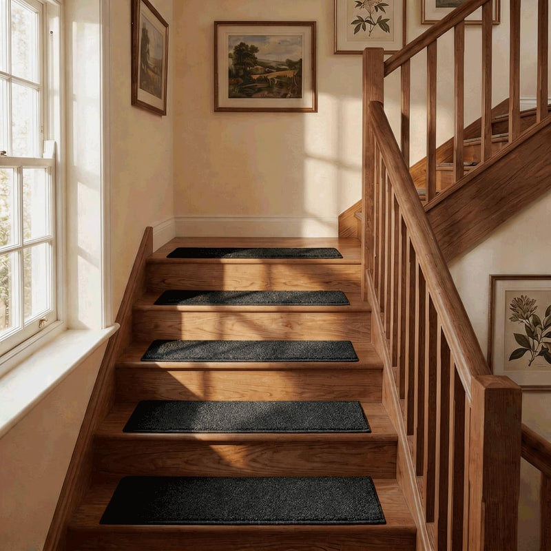 Stair Treads Carpet 15 PC Nonslip Polyester Runners