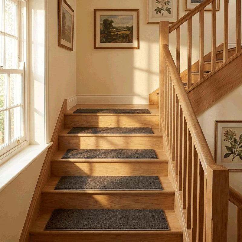 Stair Treads Carpet 15 PC Nonslip Polyester Runners