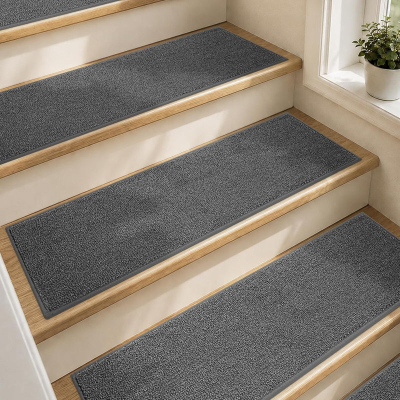 Stair Treads Carpet 15 PC Nonslip Polyester Runners