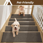 Stair Treads Carpet 15 PC Nonslip Polyester Runners