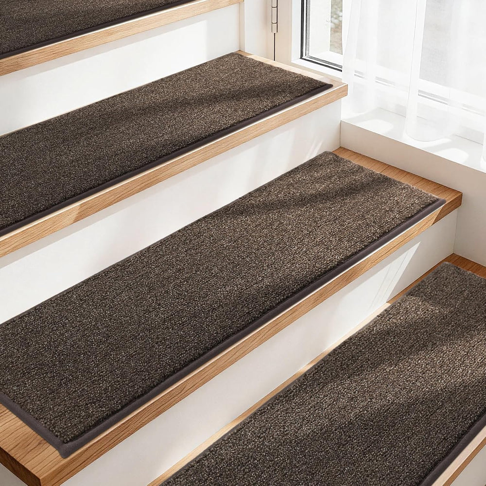 Stair Treads Carpet 15 PC Nonslip Polyester Runners