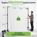 Stand Kit 3m X 2m Photography Background Adjustable